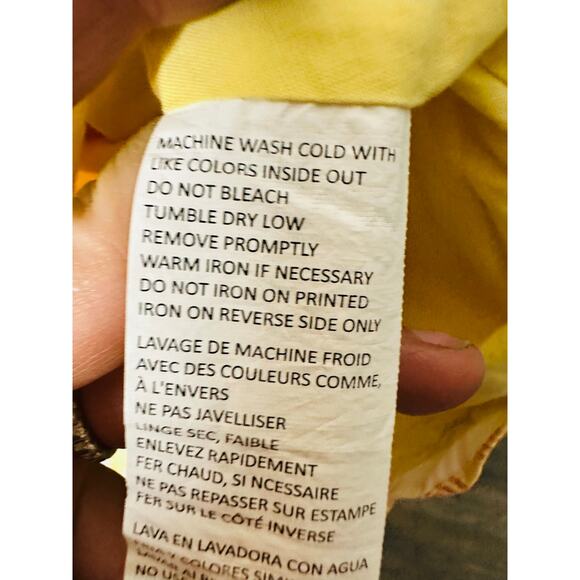 DEREK LAM COLLECTIVE Yellow Pinstripe Collared Button Up Shirtdress Size 46 - Picture 12 of 14